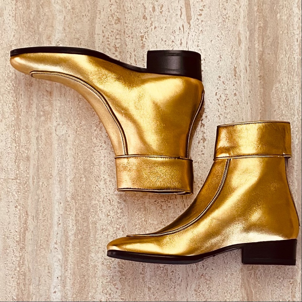 🌟HOST PICK 🌟SAINT LAURENT Miles Buckle Cuff Ankle Boot